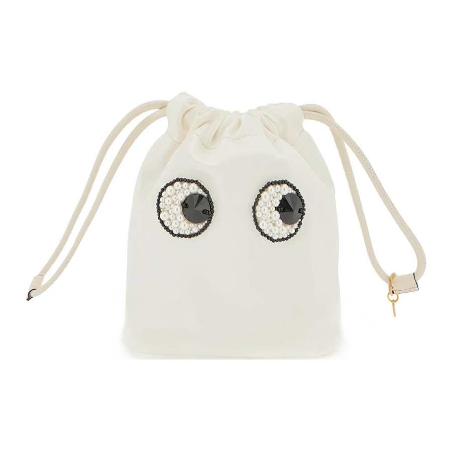 Anya Hindmarch Mulberry Silk Handbag Women's White