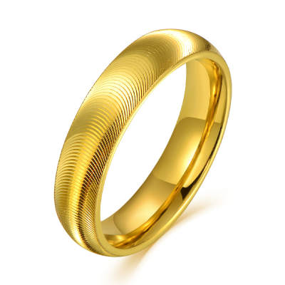 Gold Of China Matte Solid Gold 999 Priced In Gram Gold Ring Unisex