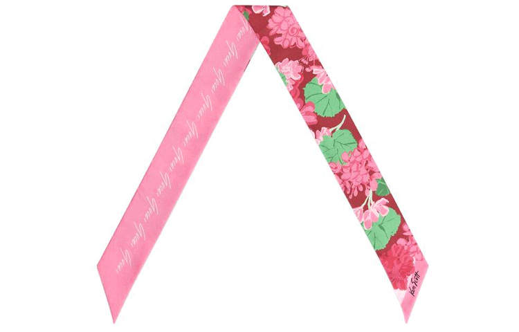 GUCCI Epilogue Collection Silk Accessories Women's Pink