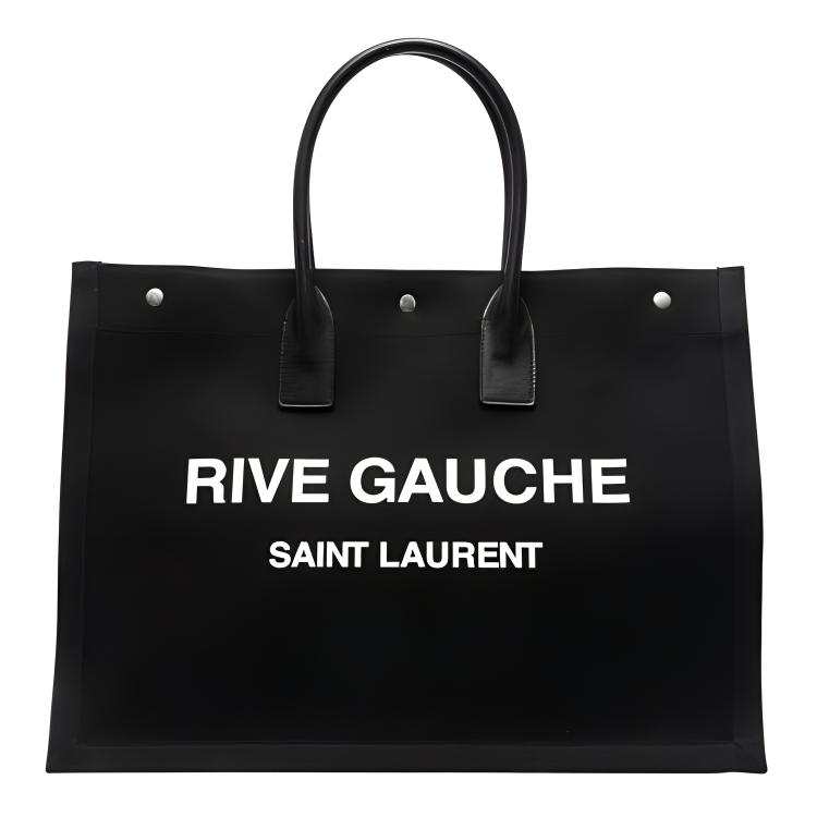 SAINT LAURENT Cotton Handbag Large Men's Black