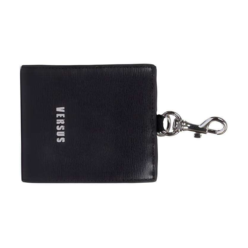 VERSUS VERSUS Embossed Leather Wallet Men's Black