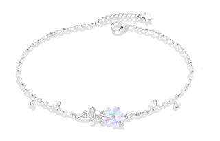 LUCKY ZHY 925 Sterling Silver Bracelets Women's