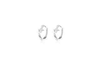 JUICY GRAPE Alloy Zircon Earrings Women's