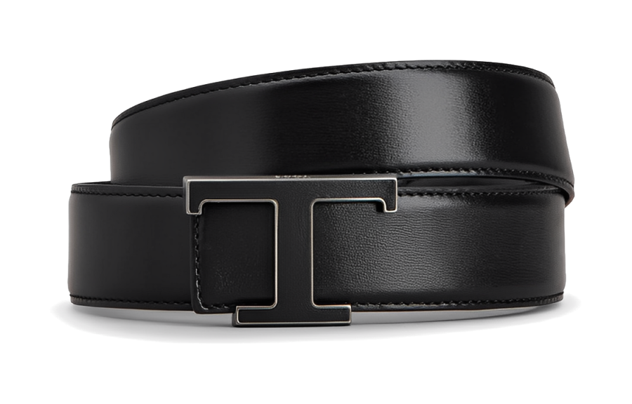 TOD'S TOD'S Logo Plaque Buckled Belt