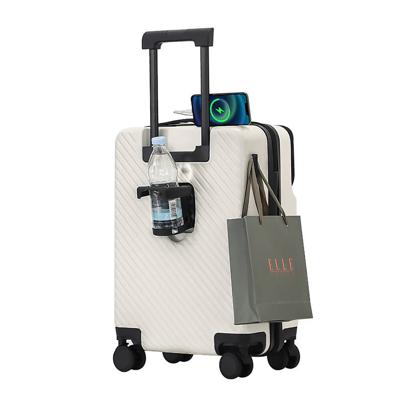 ELLE HOMME ABS+PC Suitcase Travel Bag Luggage Unisex Multicolor