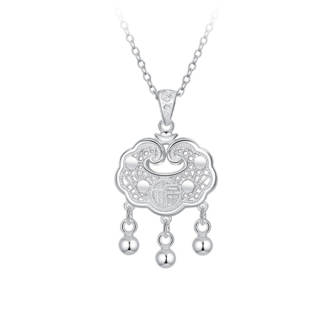 BAINIANCHUANQI 999 Fine Silver Material Pendants Unisex
