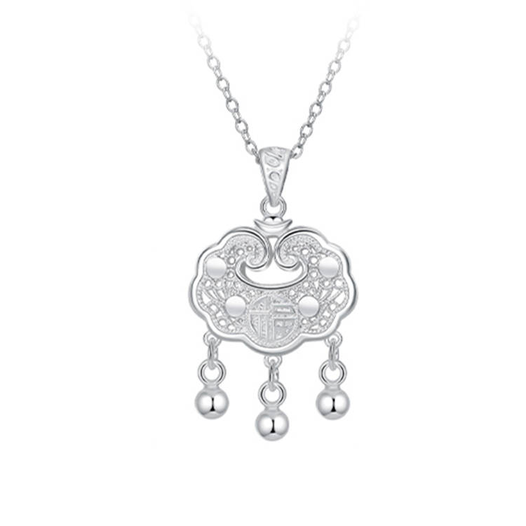 BAINIANCHUANQI 999 Fine Silver Material Pendants Unisex