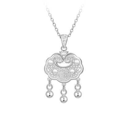 BAINIANCHUANQI 999 Fine Silver Material Pendants Unisex