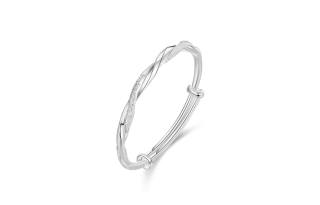 CANHUI Alloy Mobius Loop Bangle Women's