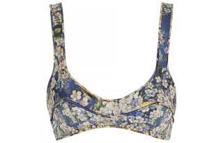 Zimmermann Floral-Printed Cropped Top