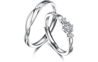 CIROCCO 925 Silver Cubic Zirconia Rings Unisex