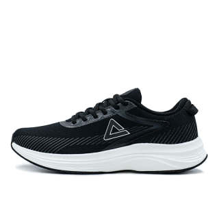 PEAK Running Collection Abrasion Resistant Breathable Low top Taichi Running Shoes Men's Black White