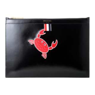 THOM BROWNE THOM BROWNE· Leather Clutch Men's Black