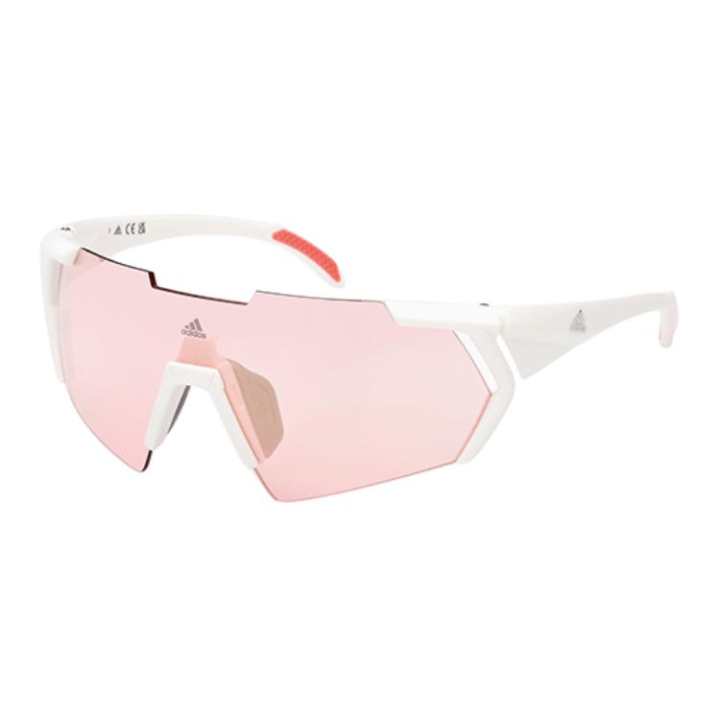 Adidas Adidas Plastic Irregular Shape Sunglasses Unisex White