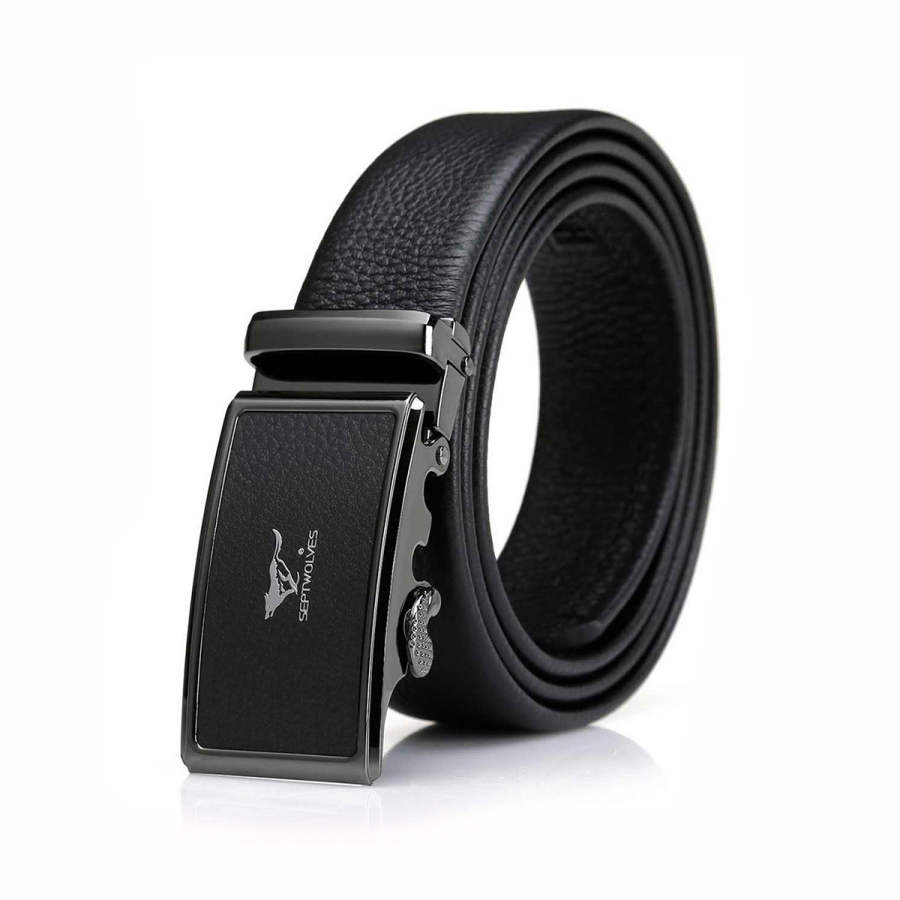 SEPTWOLVES SEPTWOLVES Cow Leather Belts Men's Width 3.5CM