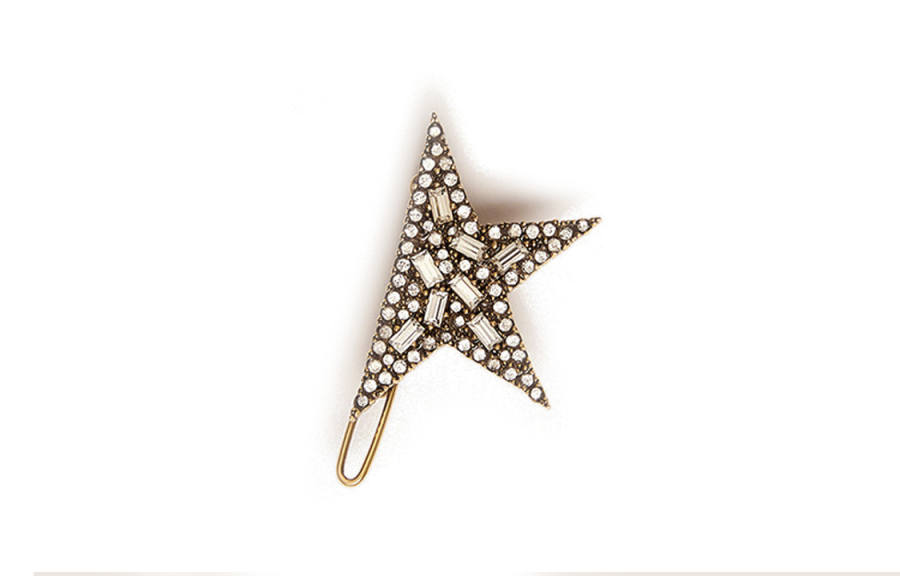 Golden Goose en Goose star-shaped crystal shoe clip