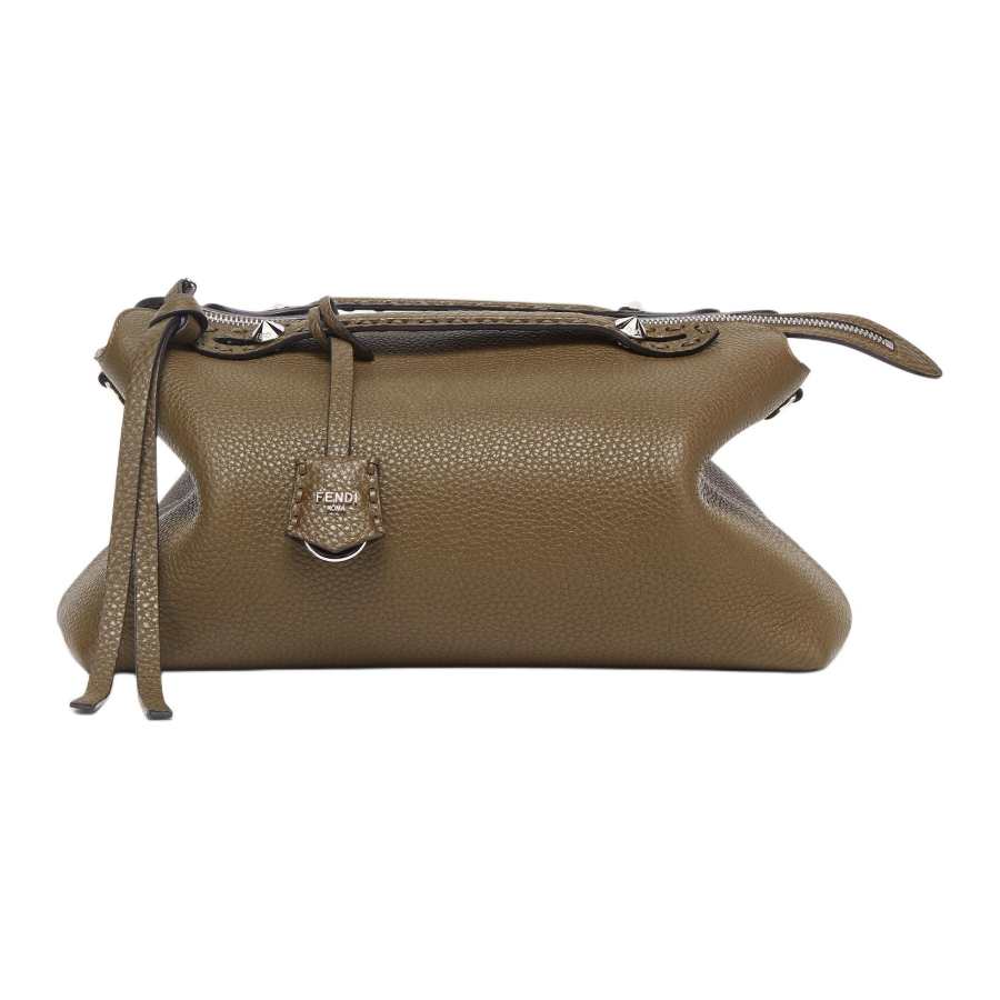 FENDI By The Way Calfskin One Shoulder Handbag Large Women's Green