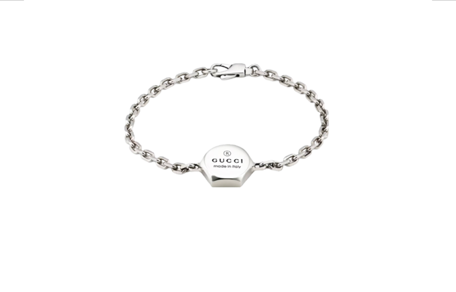 GUCCI 925 Sterling Silver Bracelets Unisex Silver
