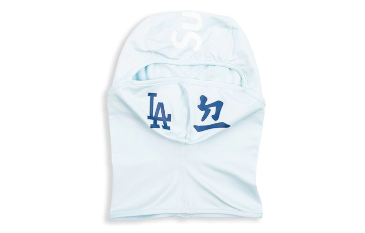 Supreme Supreme x Mlb Kanji Teams "Los Angeles Dodgers - Pale " lightweight balaclava