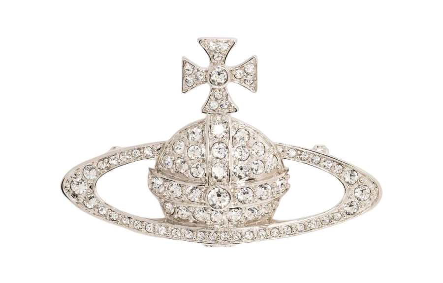 Vivienne Westwood Low Relief Embellished Brooch