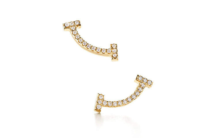 TIFFANY & CO. 18K Gold Stud Earrings Women's