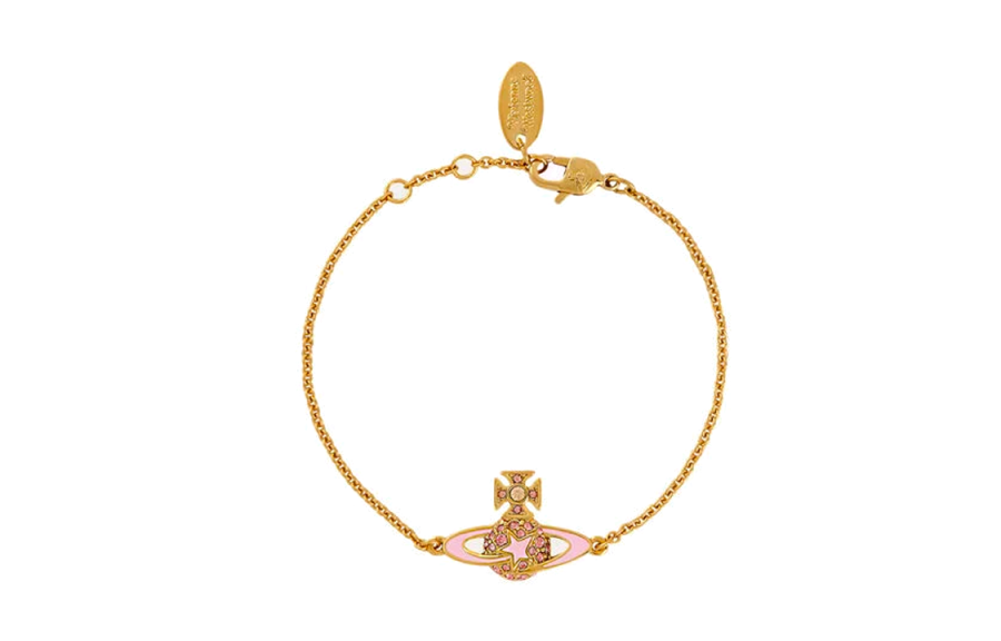 Vivienne Westwood DARLENE Crystal Bracelets Unisex Gold