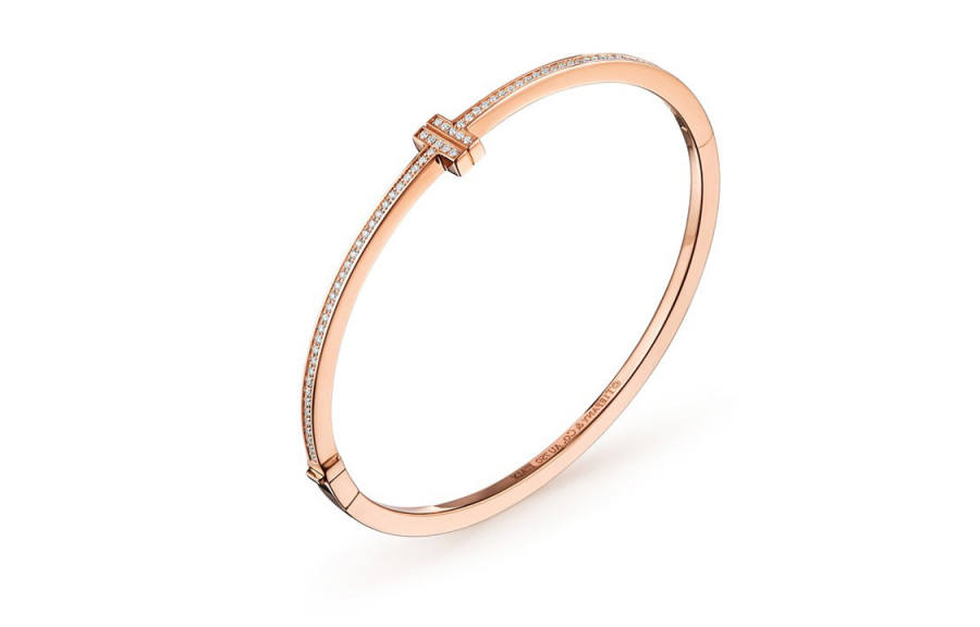 TIFFANY & CO. T Japanese And Korean Sweet Style Bangles Women's