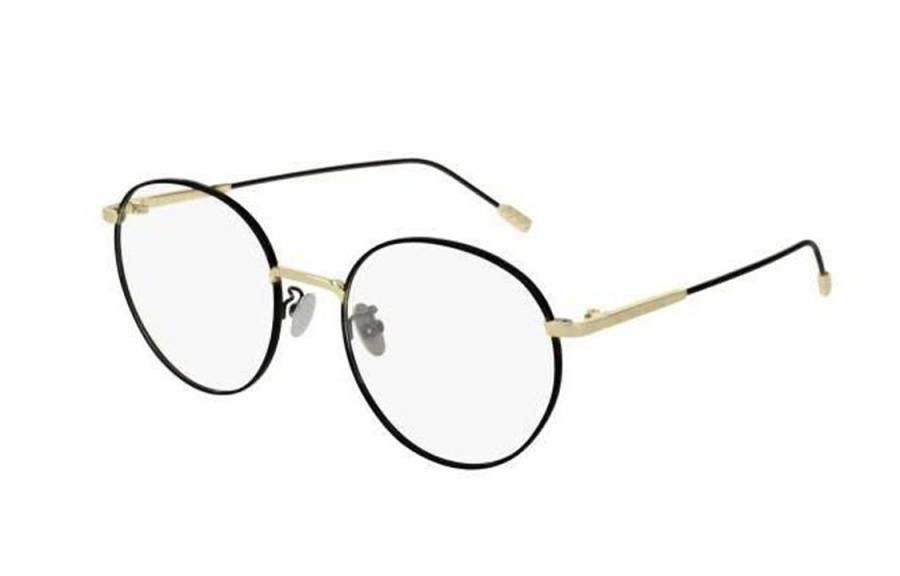 Bottega Veneta Bottega Veneta Metal Round Eyeglass Frames Women's Black