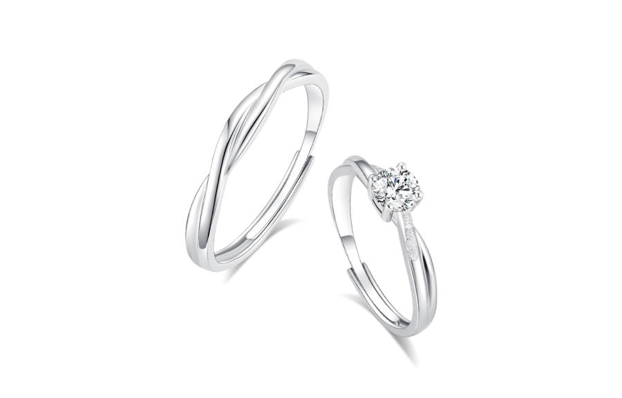 MISS TOOYA Sterling Silver Rings Unisex