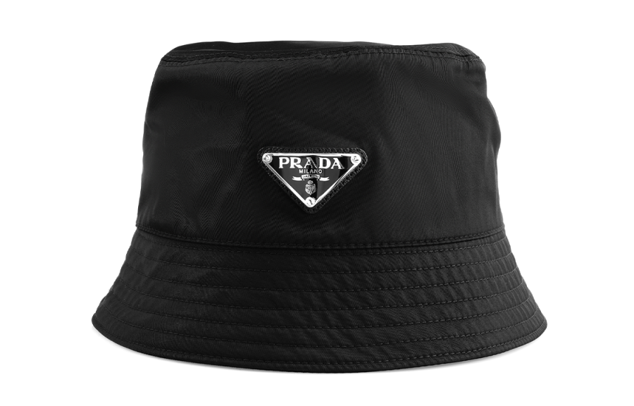 PRADA PRADA Nylon Bucket Hats Unisex Black