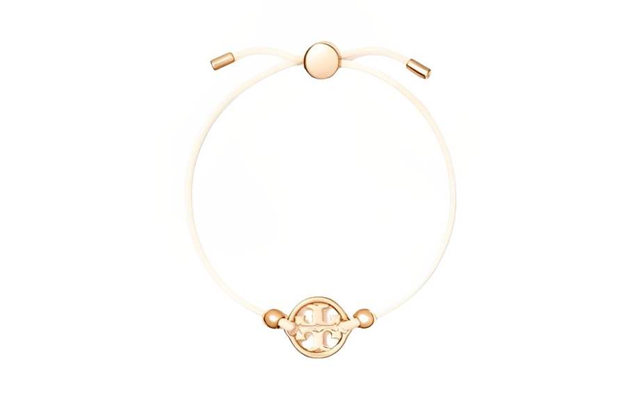 TORY BURCH TORY BURCH Miller Logo Plaque Slider Bracelet