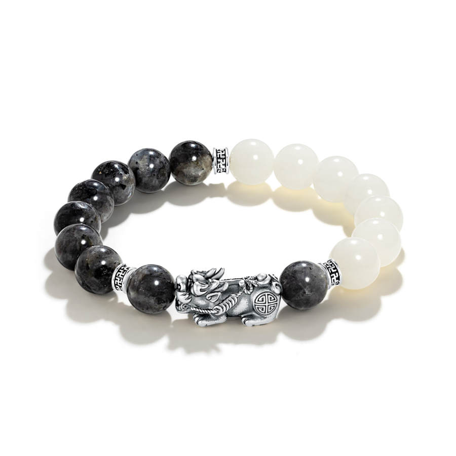 Jodie&Kevin Jodie&Kevin 999 Fine Silver, Bodhi Stone Beaded Bracelets Unisex