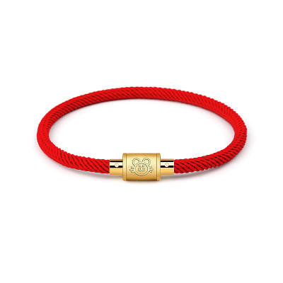 SUSOOK Alloy Bracelets Unisex Red Gold