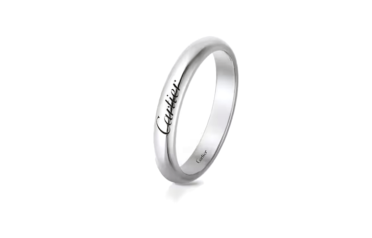 CARTIER C DE CARTIER Platinum Rings Unisex