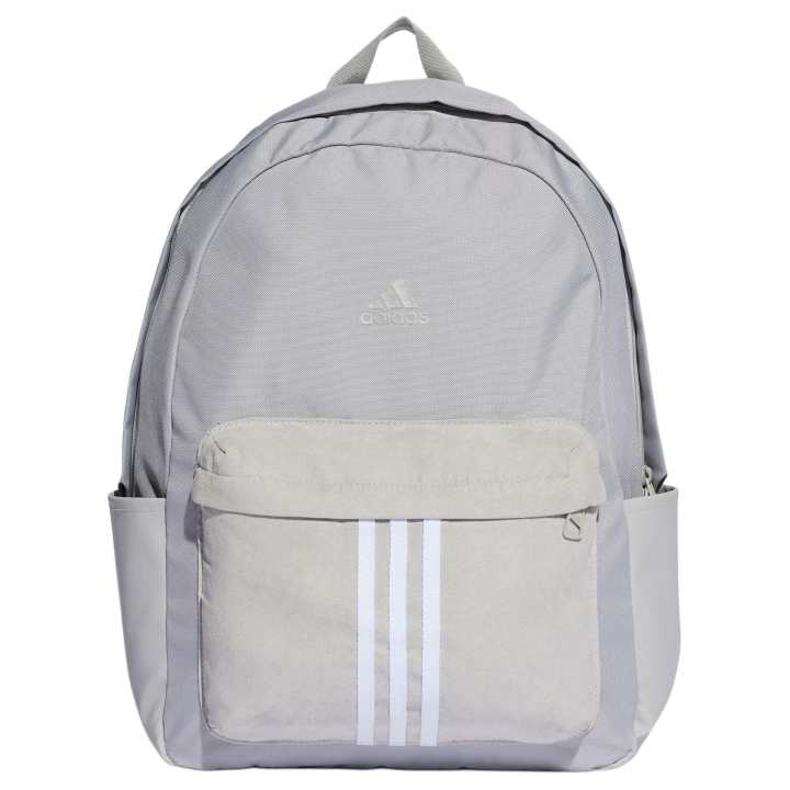 Adidas Adidas Recycled Polyester Material Backpack Regular Unisex Light Gray White