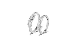 BAILIJIN 999 Silver Zircon Rings Unisex