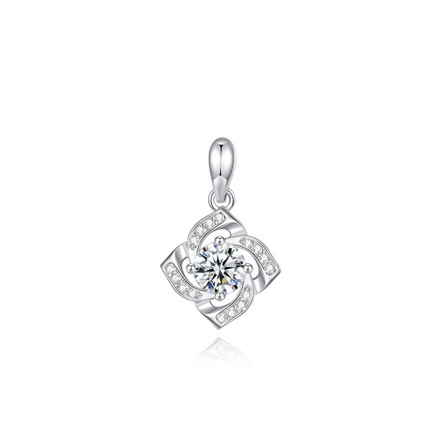 GUDS GAVE 925 Sterling Silver 999 With Zircon Alloy Pendants Women's Silver