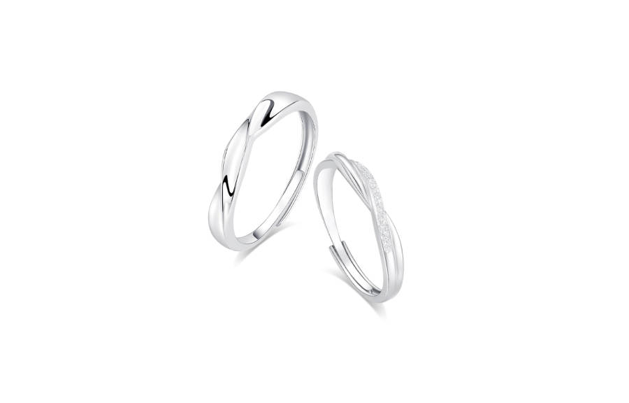 MISS TOOYA 999 Fine Silver Rings Unisex