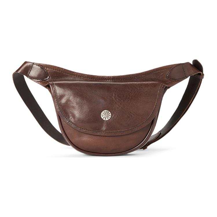 Ralph Lauren Leather Fanny Pack Women's Dark Brown