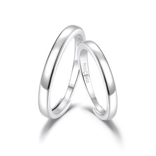 FANCI 925 Sterling Silver Ring Pair Unisex