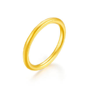 Qing Yi Gold Ring Unisex