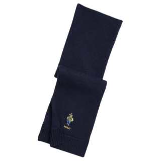 Ralph Lauren Cotton Knit Scarves Kids' Dark Blue