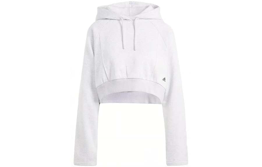 Adidas Adidas Sweatshirts Women's Light Gray Sea Hooded Moderate Other