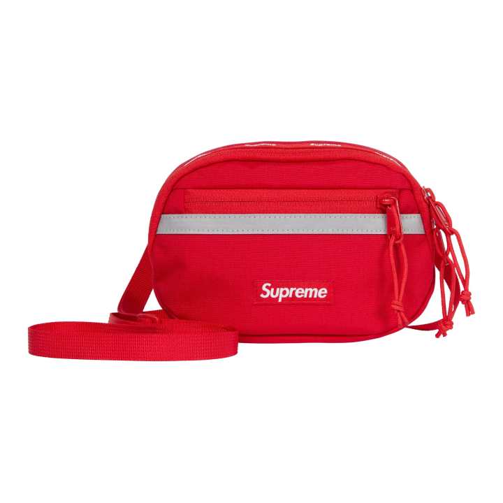 Supreme Supreme Nylon Shoulder Bag, Crossbody Bag Mini Unisex Red