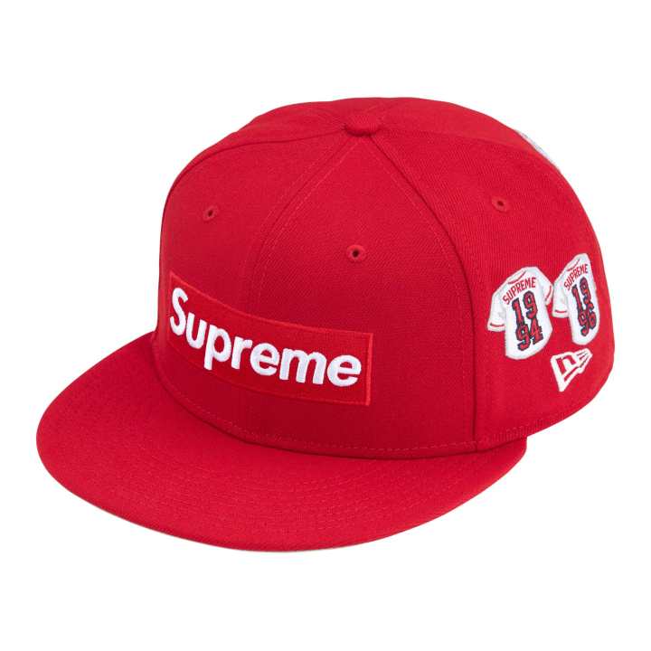 Supreme Supreme Jerseys Box Logo New Era Fitted Hat