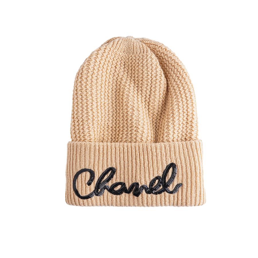 CHANEL CHANEL Cashmere Beanies Unisex Yellow