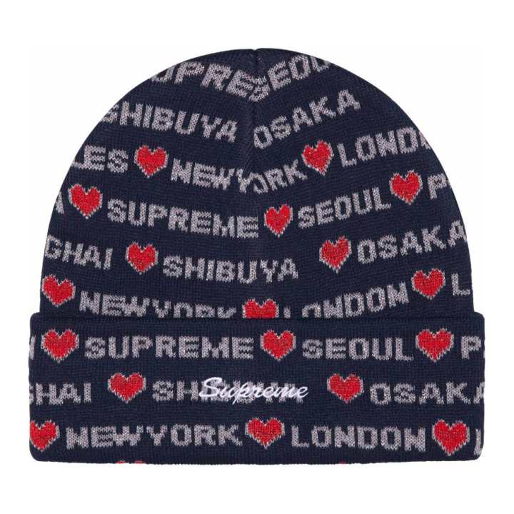 Supreme Supreme Hearts Beanie