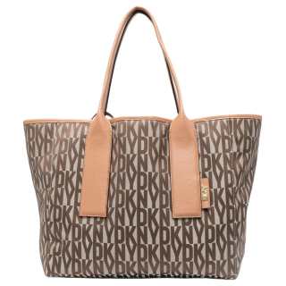 DKNY Polyester Tote Bag, Shopping Bag, Handbag, Shoulder Bag Large Women's Brown