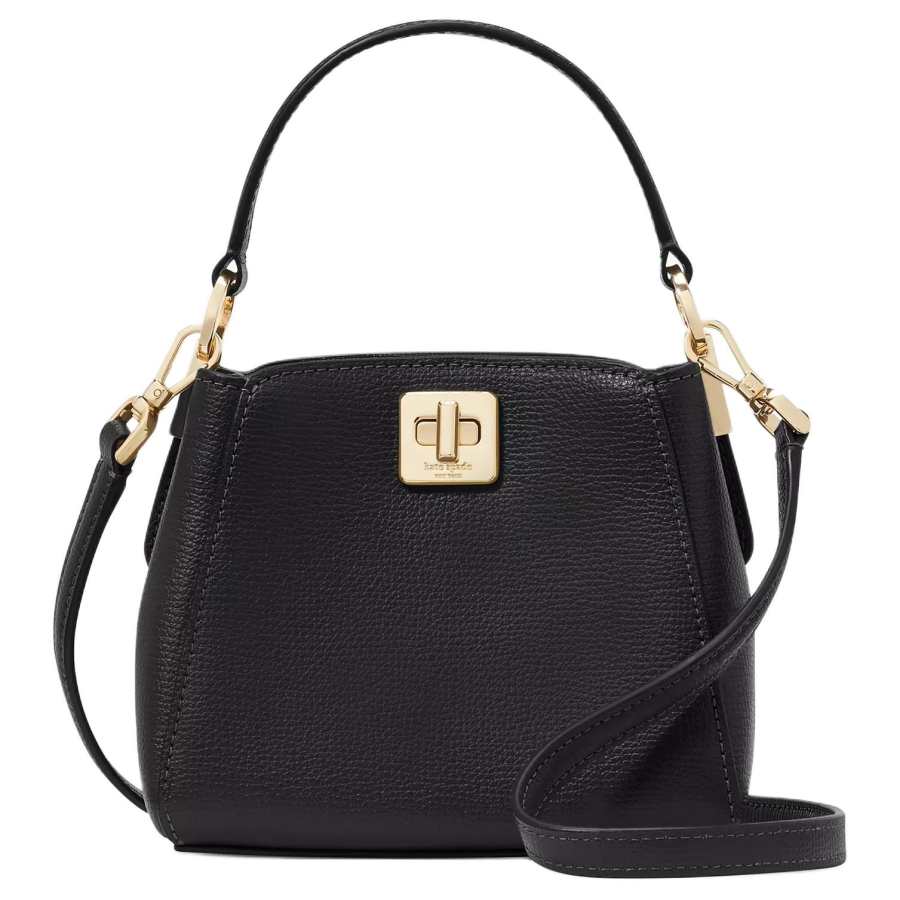Kate Spade Leather Tote Bag, Shopping Bag, Shoulder Bag, Handbag Mini Women's Black