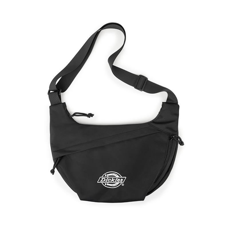 Dickies Dickies Polyester Shoulder Bag, Crossbody Bag Regular Unisex Black/Light Khaki